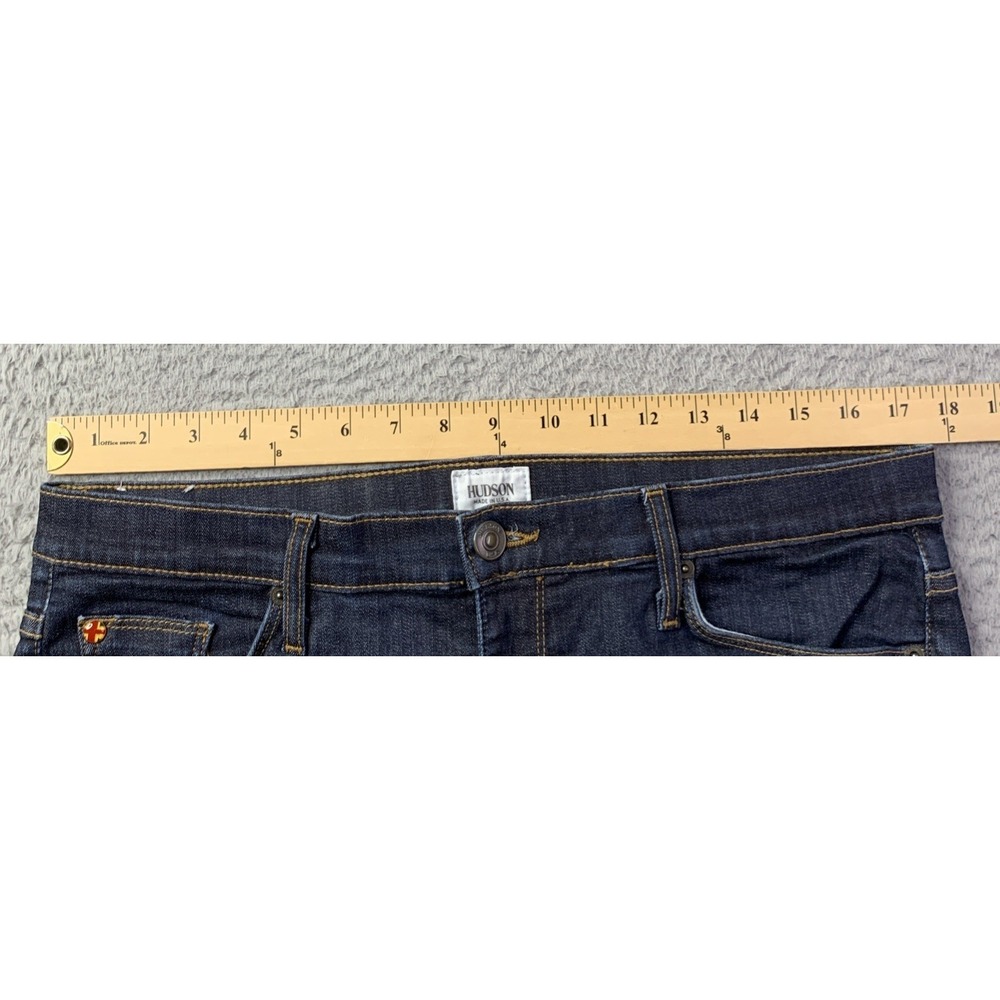 Hudson Jeans Womens 32 Juliette Super Skinny Blue Mid Rise Ankle Zippers NWOT - Picture 2 of 13